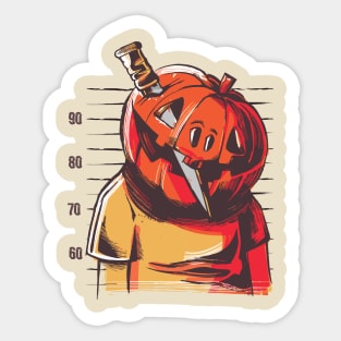 Prisoner Pumpkin Sticker